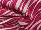 Màu hồng Zebra In ấn sợi siêu mịn Yoga Mặc vải trơn nhuộm