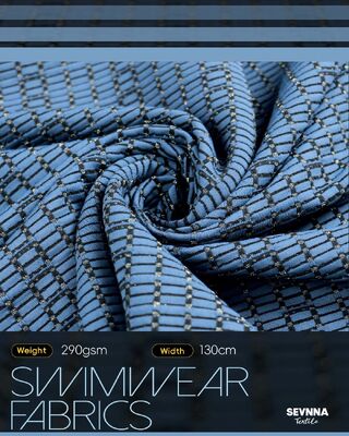 290gm Vải bơi tái chế thân thiện với môi trường Vật liệu bơi bền cho đồ bơi mùa hè