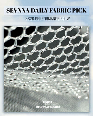 Vải đồ bơi thân thiện với môi trường có khả năng chống clo, co giãn hai chiều và khô nhanh cho đồ bơi bền vững