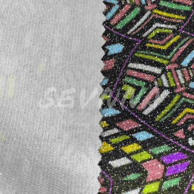 Density Jacquard đan vải đan đôi mùa hè / mùa thu mặc sợi polyester tái chế