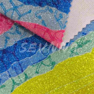 Vải đan gấp đôi mật độ mềm theo phong cách Jacquard phong cách với sợi tái chế