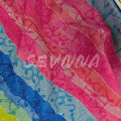 Vải đan gấp đôi mật độ mềm theo phong cách Jacquard phong cách với sợi tái chế