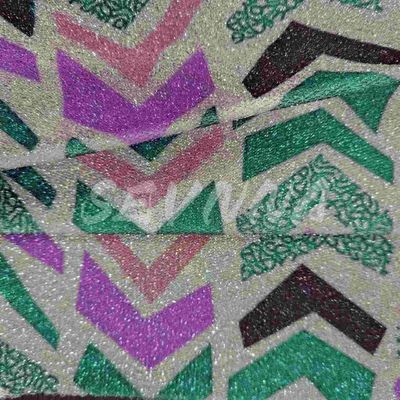 Jacquard mềm đan vải đan đôi Polyester tái chế Density Roll đóng gói cho người lớn / trẻ em