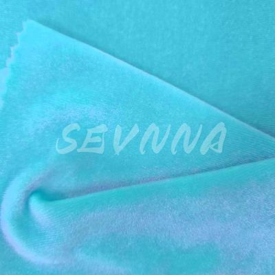 Mềm cảm giác tái chế polyester Spandex vải 160cm tùy chỉnh chiều dài màu sắc độ bền 3-4 lớp