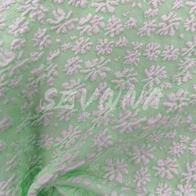 Vải nylon tái chế thân thiện với môi trường với cấu trúc sọc cho quần áo bền vững 120cm