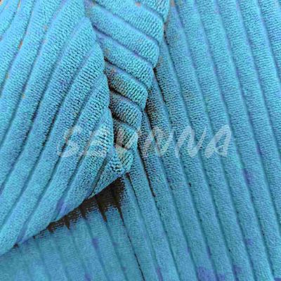 225g Vải polyester tái chế bền vững có thể tùy chỉnh màu máy có thể giặt / thở