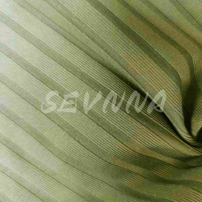 100% vải nylon tái chế xây dựng sọc tùy chỉnh cho quần áo bền vững