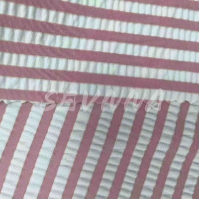 Vải Spandex polyester kéo dài cao cho đồ bơi 55% Polyester tái chế 40% Nylon 5%EL