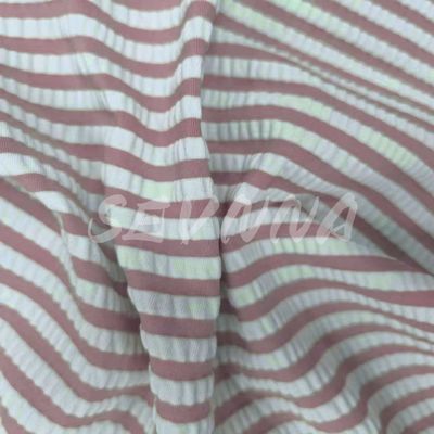 Vải Spandex polyester kéo dài cao cho đồ bơi 55% Polyester tái chế 40% Nylon 5%EL