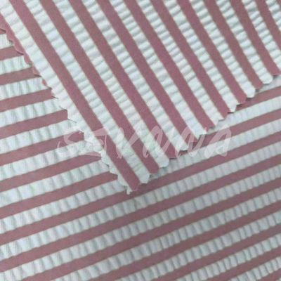 Vải Spandex polyester kéo dài cao cho đồ bơi 55% Polyester tái chế 40% Nylon 5%EL