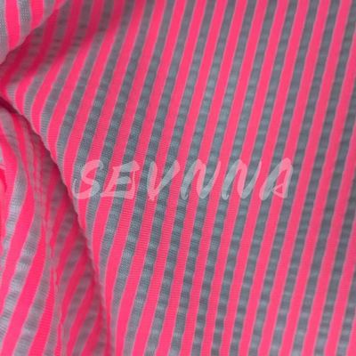 Jacquard đan 240gm Mùa hè/Mùa thu Vải đan đôi Người lớn 40% Nylon 55%Poly 5%EL