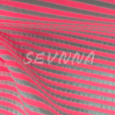 Jacquard đan 240gm Mùa hè/Mùa thu Vải đan đôi Người lớn 40% Nylon 55%Poly 5%EL