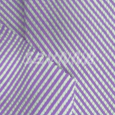 Soft Jacquard Double Knit Fabric 240gsm Trọng lượng mùa hè / mùa thu phong cách mật độ cuộn đóng gói trong túi poly