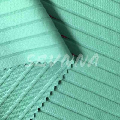 Vải Lycra tái chế với Foil sương mù In kim loại Hologram tròn đan