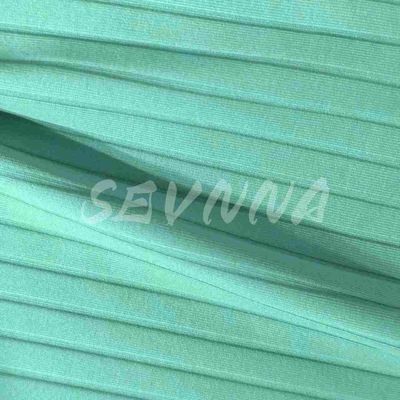 Vải Lycra tái chế với Foil sương mù In kim loại Hologram tròn đan