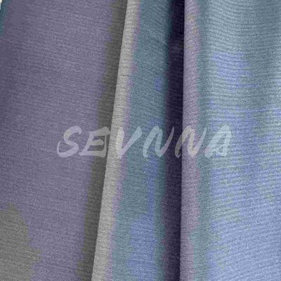 Vải polyester tái chế 139cm bền vững và dễ thở
