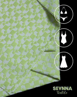 Vải 340gsm 92% Poly tái chế + 8% Spandex Polyester tái chế RN-2441