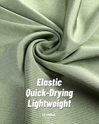 88% Nylon tái chế 12% Spandex vải kéo dài thở cho tập thể dục / thể dục
