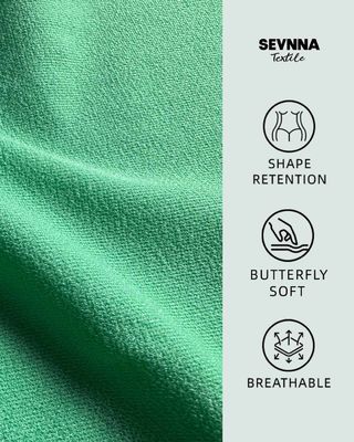 85% Nylon tái chế 15% Spandex vật liệu chi tiết vải đan đôi 165cm chiều rộng