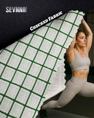Sợi tái chế Sợi tái chế polyester vải đan đôi cho quần áo mùa hè / mùa thu