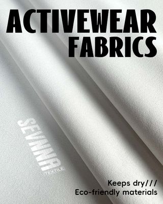 150cm chiều rộng vải polyester tái chế cho các sản phẩm bền vững