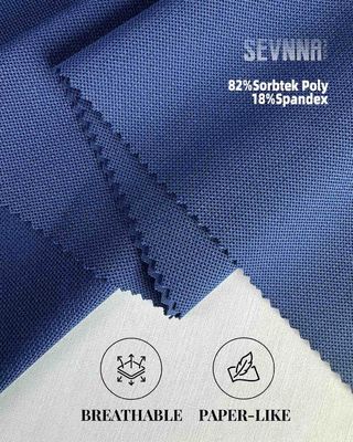 230gsm vải polyester spandex Độ bền màu sắc 2-5 lớp cho quần áo biểu diễn