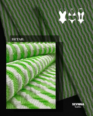 245gsm Swim Textured Fabrics Thay thế cho bảo vệ mặt trời và UPF 50