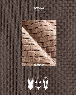 105cm Spandex tái chế nylon vải đan đôi 360gm