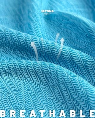 Vải dệt kim đôi Polyester tái chế 270gsm với Spandex