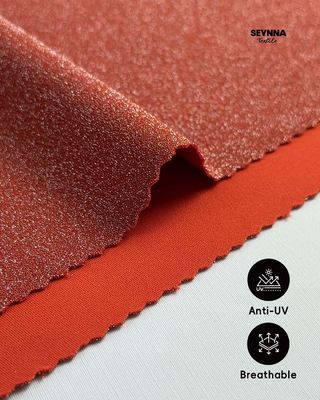 230gm trọng lượng vải đan đôi với nylon tái chế và kết thúc kim loại cho mùa hè và mùa thu