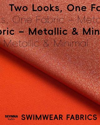 230gm trọng lượng vải đan đôi với nylon tái chế và kết thúc kim loại cho mùa hè và mùa thu