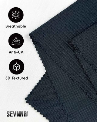 Vải chạy bộ 160cm Khổ UV Protect 50+ với Polyester Tái Chế cho Đồ thể thao hiệu suất cao