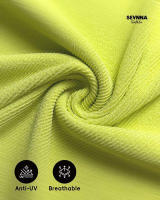 Vải áo ngực thể thao cao cấp, rộng 180cm, nặng 285gsm, 93% Polyester tái chế + 7% Spandex, dùng cho chất liệu áo ngực tập gym hiệu suất cao