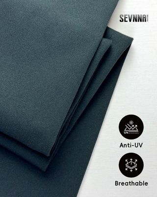 Vải chạy bộ hiệu suất cao với UPF 50+ Bảo vệ mặt trời, Hems đàn hồi và Công nghệ chống mùi cho quần áo hoạt động