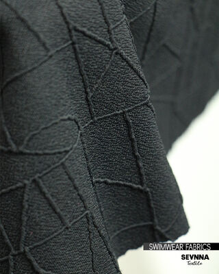 320gm Trọng lượng 135cm Độ rộng Vải bơi có kết cấu thân thiện với môi trường cho vải kết cấu bơi