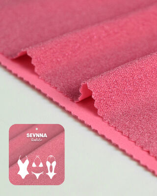 Vải đồ bơi thân thiện với môi trường với chiều rộng 150cm bạc Lurex và GRS được chứng nhận cho đồ bơi bền vững