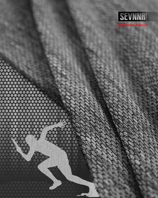 160cm chiều rộng vải đan đôi với 60% nylon 28% polyester 12% spandex và 165gsm Trọng lượng cho quần áo bền