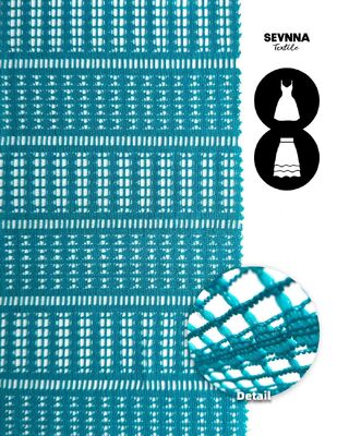 160gm Jacquard Style vải đan đôi với nylon tái chế cho quần áo bền và thoải mái