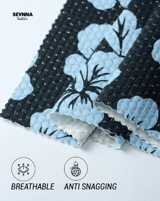 Vải dệt kim đôi thoải mái, chất liệu dệt kim lý tưởng cho thời trang, trang phục thường ngày và bọc ghế, mang lại sự mềm mại và thoáng khí.