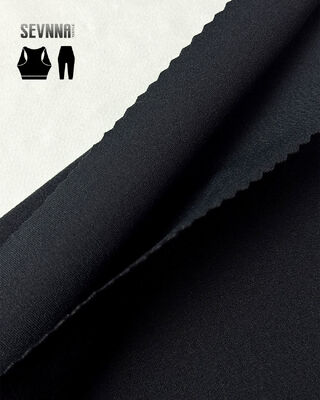 Vải Yoga 260gsm co giãn, chống mùi và làm từ polyester spandex tái chế cho đồ thể thao