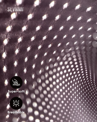 Vải chạy bộ UPF 50+ với trọng lượng 190Gsm và đường may phẳng cho dệt may thể thao hiệu suất cao