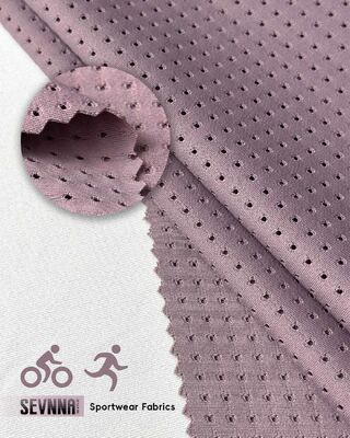 Vải chạy bộ UPF 50+ với trọng lượng 190Gsm và đường may phẳng cho dệt may thể thao hiệu suất cao