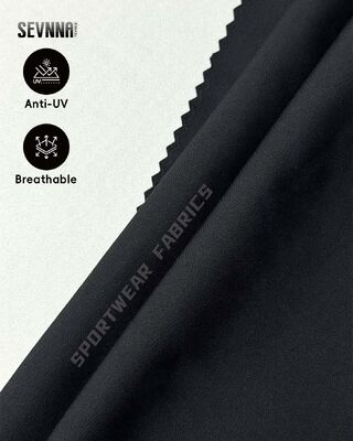 Vải đạp xe hiệu suất cao chống tia UV, trọng lượng 190gsm, làm từ 79% Polyester tái chế + 21% Spandex