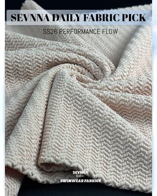 Vải đồ bơi thân thiện với môi trường co giãn hai chiều rộng 130cm và định lượng 250gsm cho đồ bơi bền vững