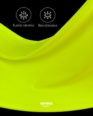 Vải chạy bộ hiệu suất cao với UPF 50+ Bảo vệ mặt trời, kéo dài 4 chiều và công nghệ chống mùi cho quần áo thể thao