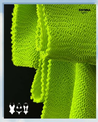 Vải Polyester tái chế chống nhăn 270gsm cho các ứng dụng dệt kim tròn