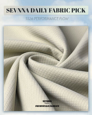 260gsm Polyester tái chế Jacquard kiểu vải đan đôi cho các sản phẩm dệt may thoải mái và bền