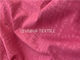 Vải lót Retro mềm mại Nylon Lycra Activewear dệt kim Vải tập thể dục Đào tạo Rose Red