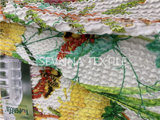 Vải thun Nylon tái chế Vải dệt kim in ấn tùy chỉnh