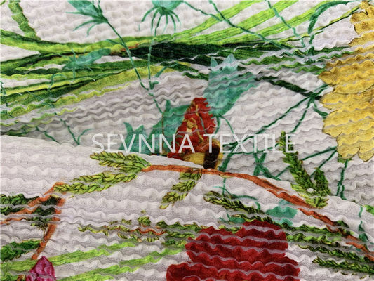 Vải thun Nylon tái chế Vải dệt kim in ấn tùy chỉnh